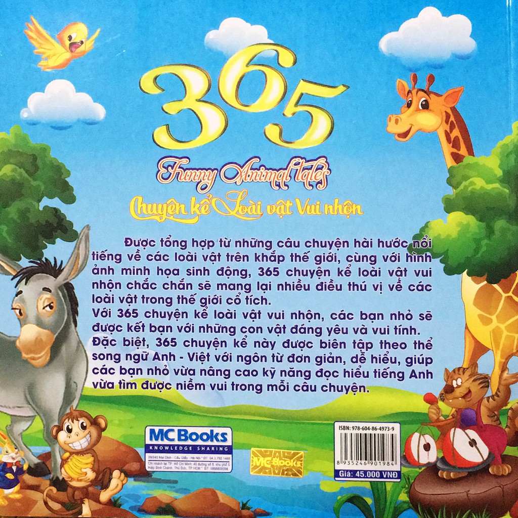 Sách - 365 Chuyện Kể Loài Vật Vui Nhộn Tháng 11 - 12