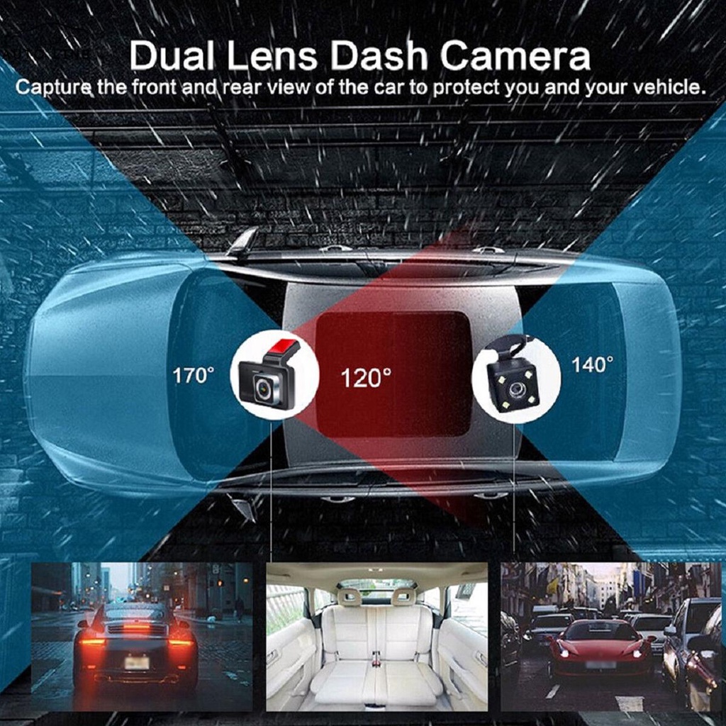 Camera Hành Trình Màn Hình 4 &quot;170 Độ Cho Xe Hơi° Camera Ghi Hình Góc Rộng Cho Xe Hơi SHOPCYC7809