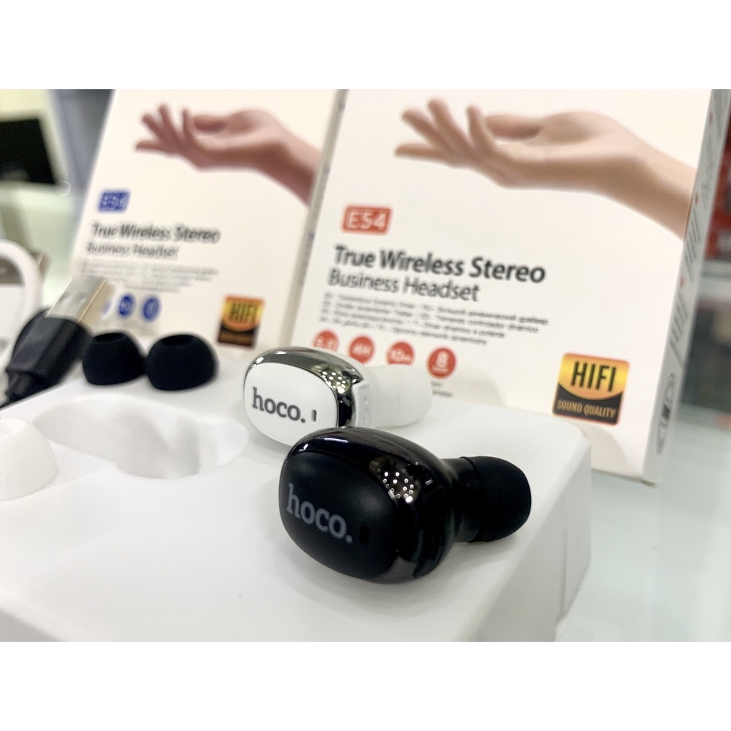 Tai nghe bluetooth Hoco E54 mini chính hãng, thiết kế nhỏ gọn, chất liệu abs cao cấp, pin khỏe 40mAh