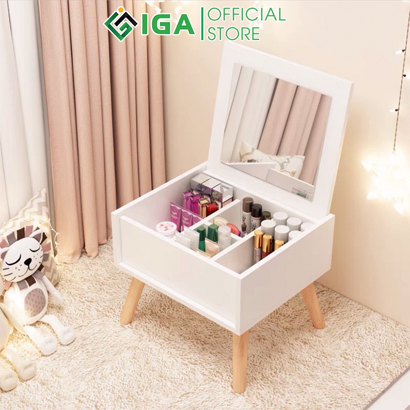 Bàn trang điểm mini kết hợp kệ đầu giường đa năng tiện dụng - GP152