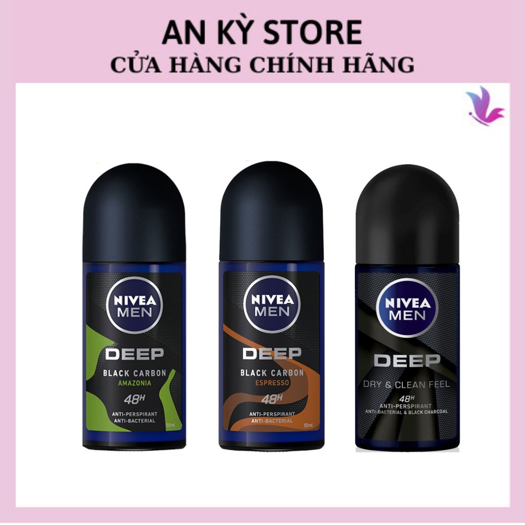 Lăn Ngăn Mùi Nivea Men Than Đen Hoạt Tính 50ml