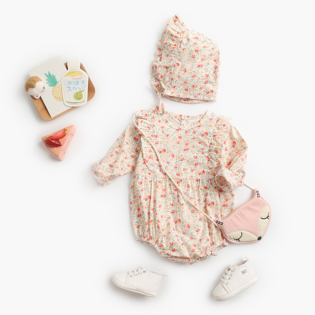 Áo Liền Quần Sanlutoz Vải Hoa Thời Trang Bé Gái