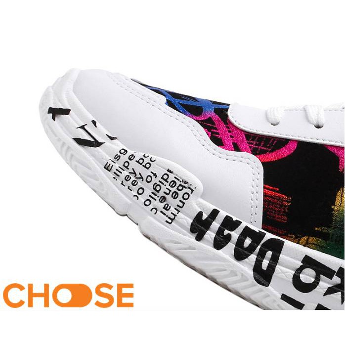 Giày Nam Choose Sneaker Phối Nhiều Màu Kiểu Dáng GEOMATRIC Thu Đông