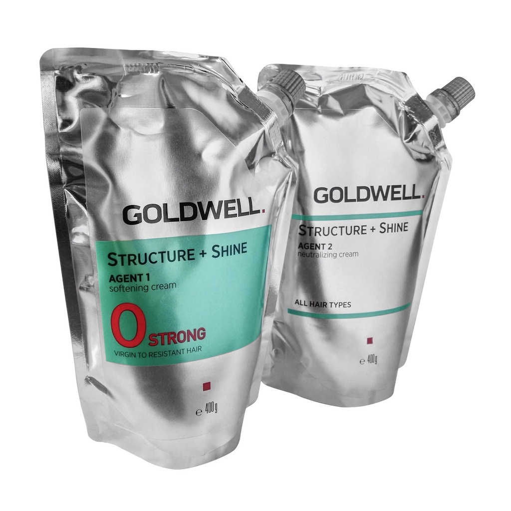 Cặp duỗi uốn cao cấp Goldwell Structure + Shine 400mlx2