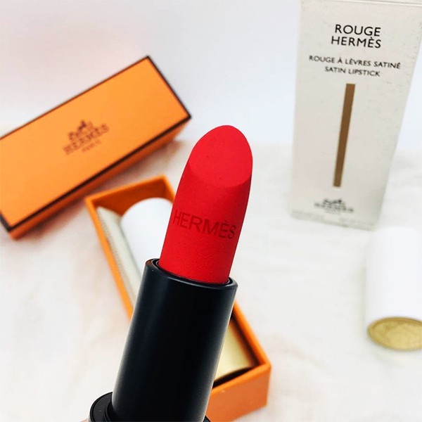 Son môi, son thỏi chất son lì Hermes Satin Lipstick 1.2g chất son lì thiết kế sang chảnh, giúp bờ môi mềm mại, bền màu | BigBuy360 - bigbuy360.vn
