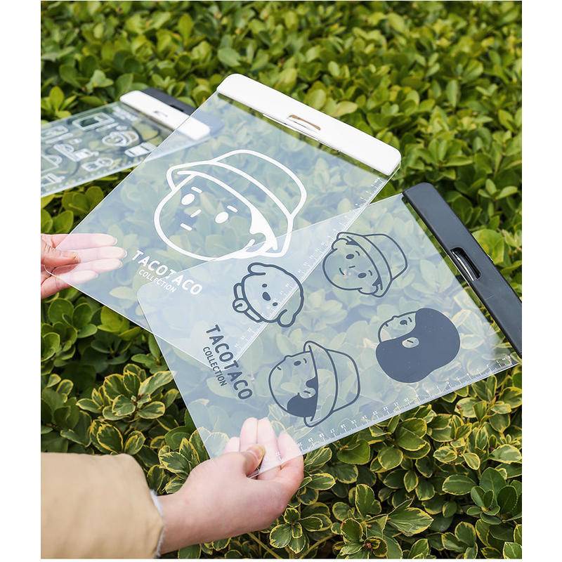 ⭐ iLado ⭐ Kẹp Tài Liệu A4 trong suốt TACO giấy kiểm tra Học Sinh Kí Dễ Thương File Kẹp Giấy Bìa Trình Bìa File Bảng Kẹp bảng trình kí kẹp tài liệu Bảng kẹp tài liệu Licao khổ bảng trình kí