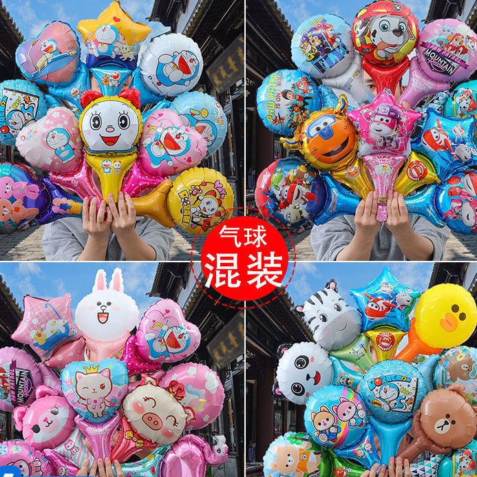 Set 10/5 Bong Bóng Hình Thú Hoạt Hình Dễ Thương