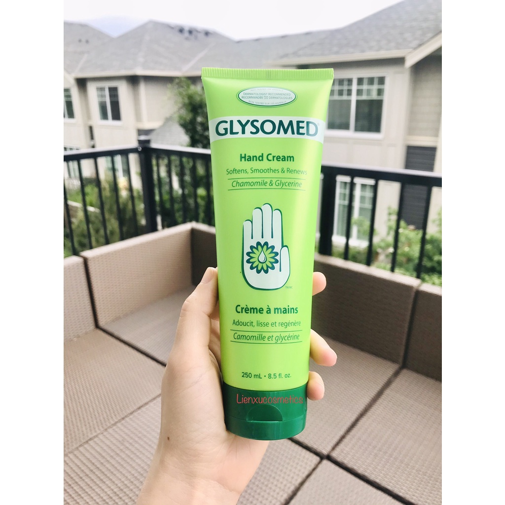Kem dưỡng da tay Glysomed 50ml& 250ml; bill Costco Canada