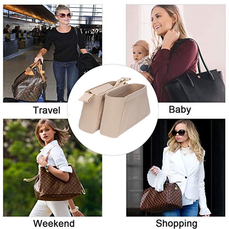 Evertoner Túi Đựng Mỹ Phẩm Montaigne BB MM Bằng Vải Nỉ