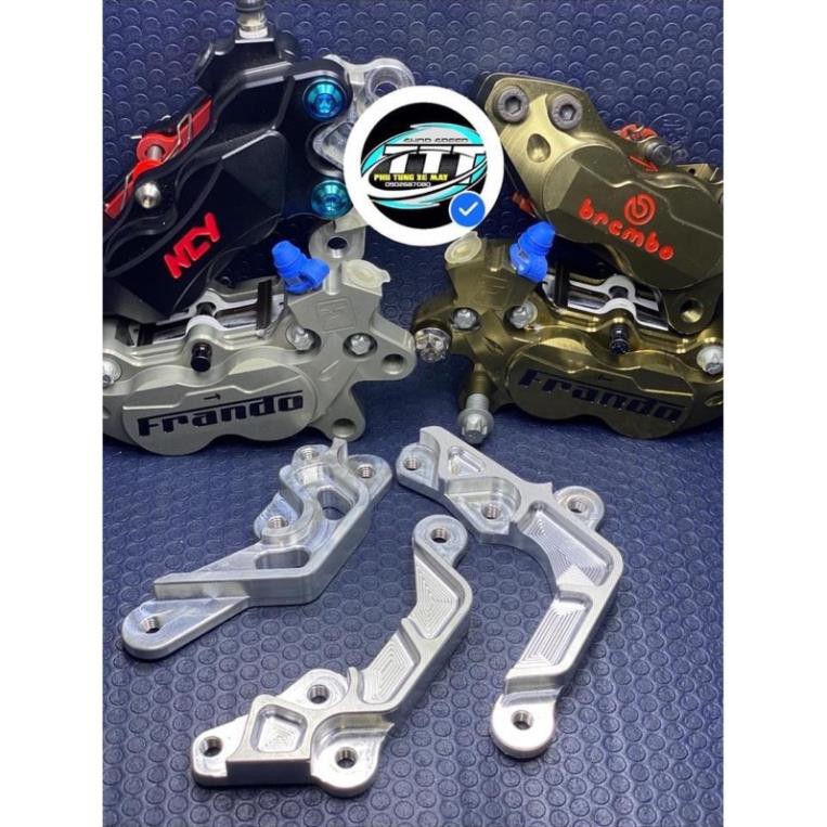 bass pass bát cnc heo thắng nissin brembo fando ncy 4pitton gắn mọi xe gắn máy