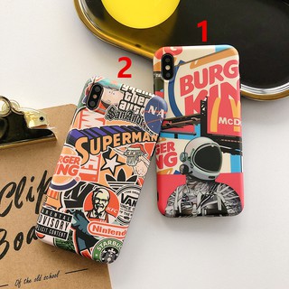 Ốp điện thoại cứng sang trọng in hình đẹp mắt cho iPhone XR X Xs max 6 6s 7 8 Plus 11 12 pro max 12mini