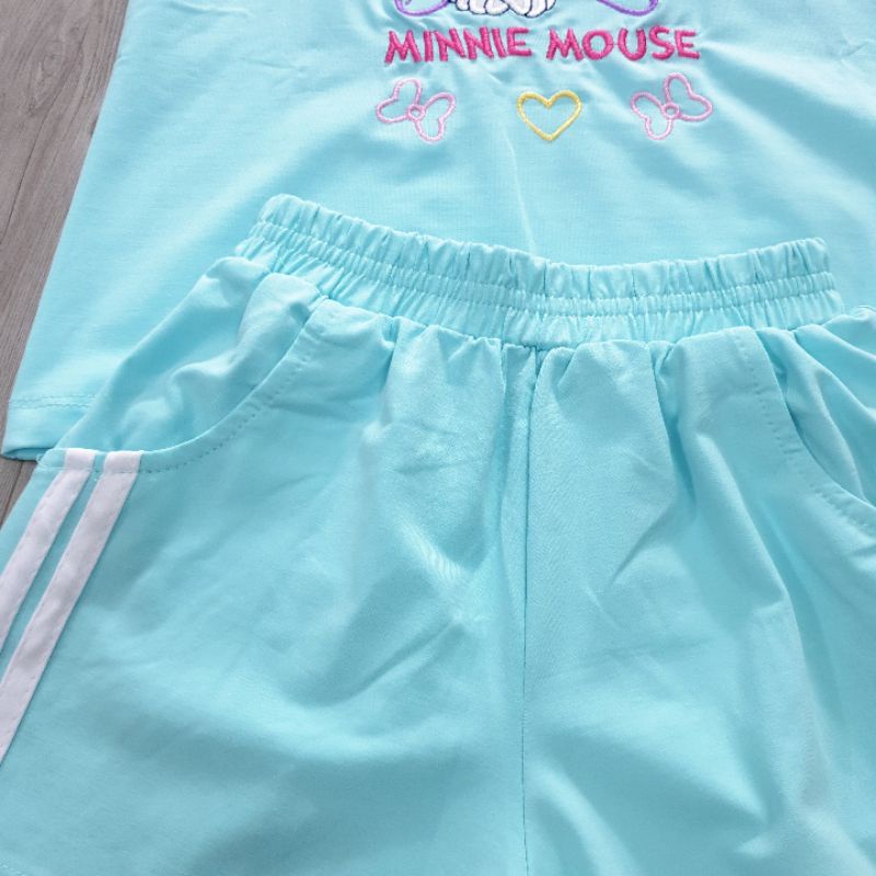 {16-28kg} Bộ ba lỗ bé gái size đại chất cotton mềm mịn M554