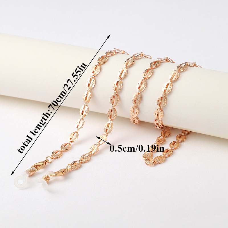 Dây Đeo Kính Bằng Kim Loại Đa Năng Phong Cách Âu Mỹ Thời Trang