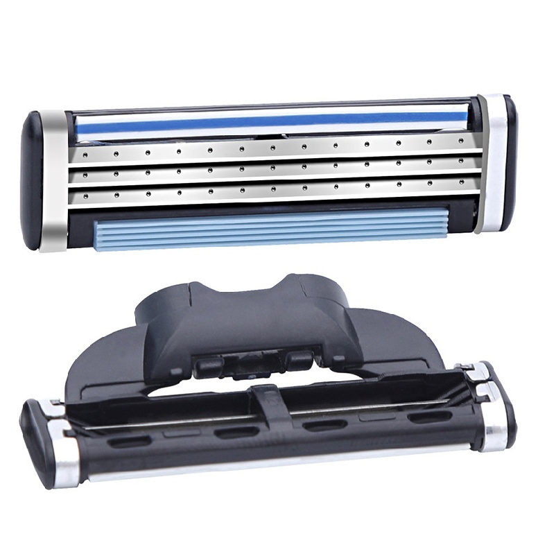 4/8/16/24 Lưỡi dao cạo râu thay thế bằng thép không gỉ Gillette MACH 3
