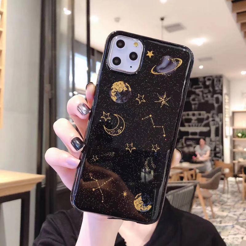 Ốp Điện Thoại Silicone Mềm Họa Tiết Hành Tinh Cho iPhone 13 12 11 Pro MAX Mini X XS MAX XR SE 2022 2020 7 8 Plus