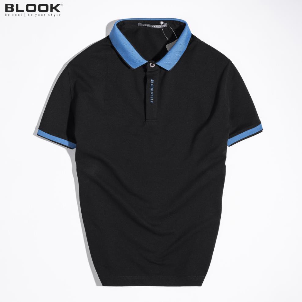 Áo polo slimfit BLOOK chất vải thun cá sấu cotton co giãn mã 33369 (HÌNH THẬT)  ༵