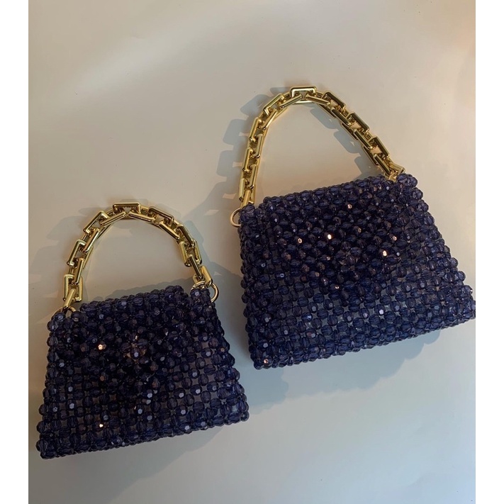 The Justyne - Túi hạt nắp gập đi tiệc