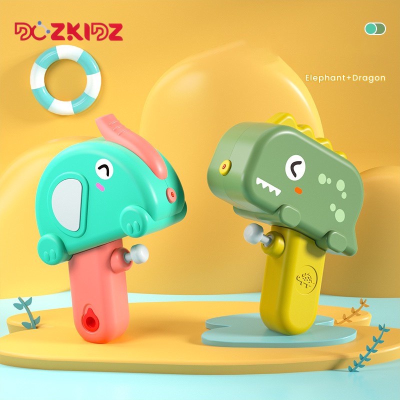 Súng nước hình con vật, đồ chơi mùa hè ngộ nghĩnh cho trẻ em từ 1 tuổi trở lên - DOZKIDZ