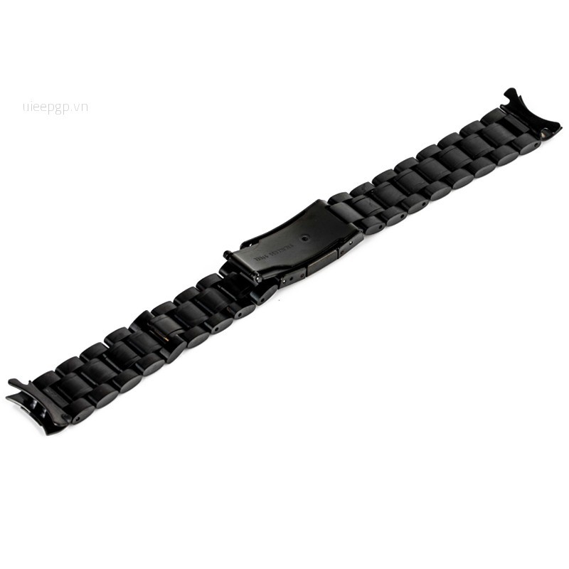 Dây Đồng Hồ Bằng Thép Không Gỉ Thiết Kế Cong 3 Màu Thời Trang Uieepgp 18 / 20 / 22 / 24mm