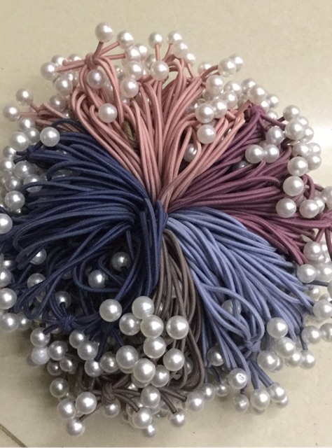 3 dây buộc tóc - có 4 kiểu / cặp tóc