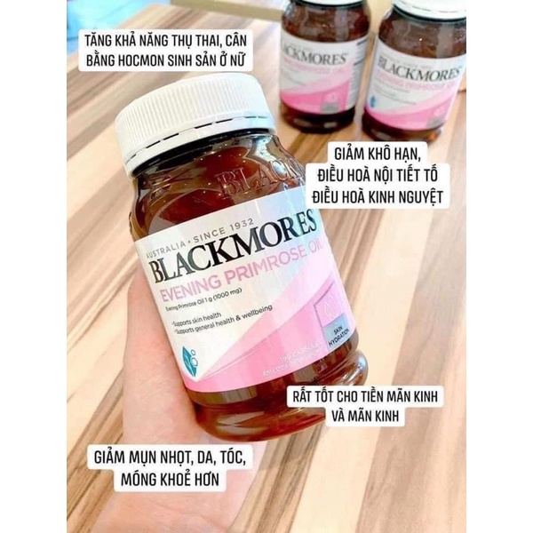 Tinh dầu hoa anh thảo Blackmore Wagner Evening Primrose Oil 190 viên