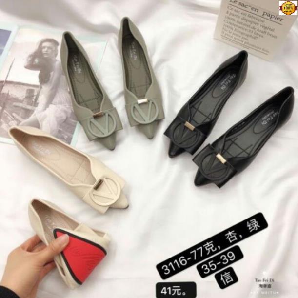 xa kho ( Sales T8 ) Giày búp bê quảng châu độn đế 3cm 😍 . 2020 new .. .. . . . $ 12