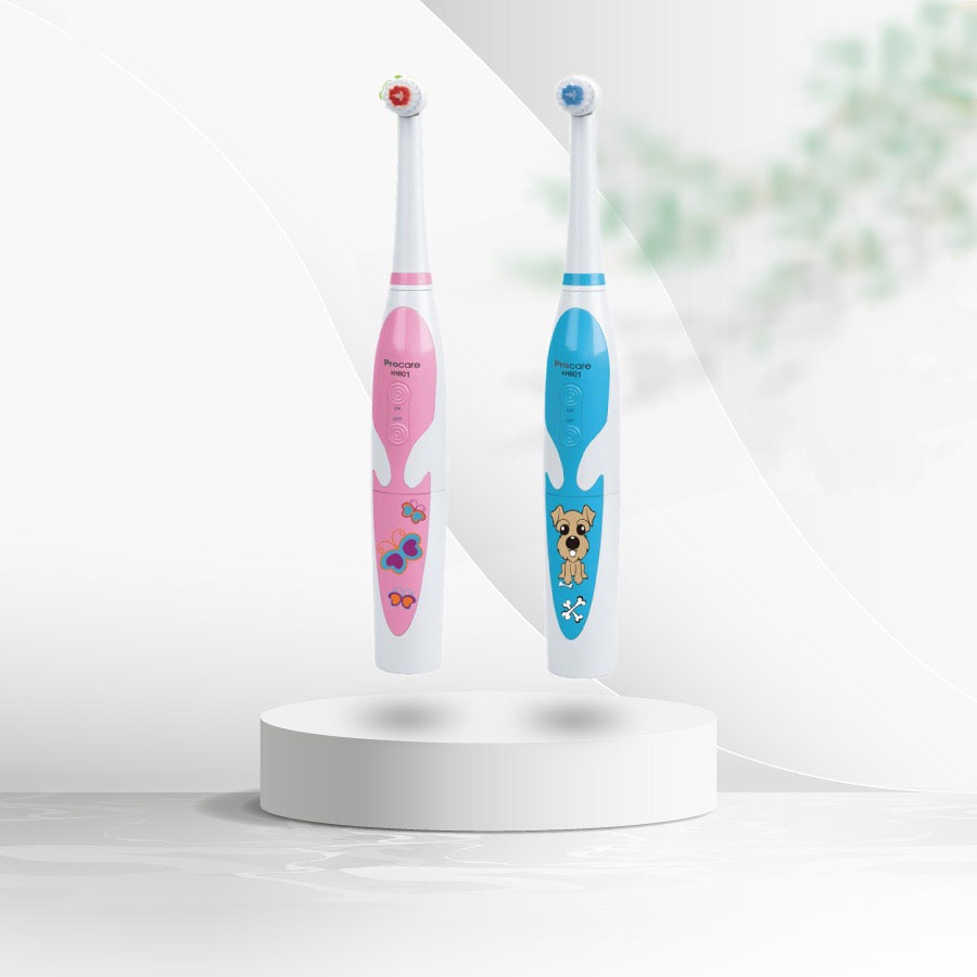 Đầu bàn chải máy trẻ em KHB01 Xanh/Hồng