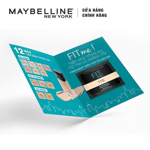 [HB Gift] Mẫu thử Kem nền Fit Me Foundation  Maybelline New York 1.5ml | BigBuy360 - bigbuy360.vn