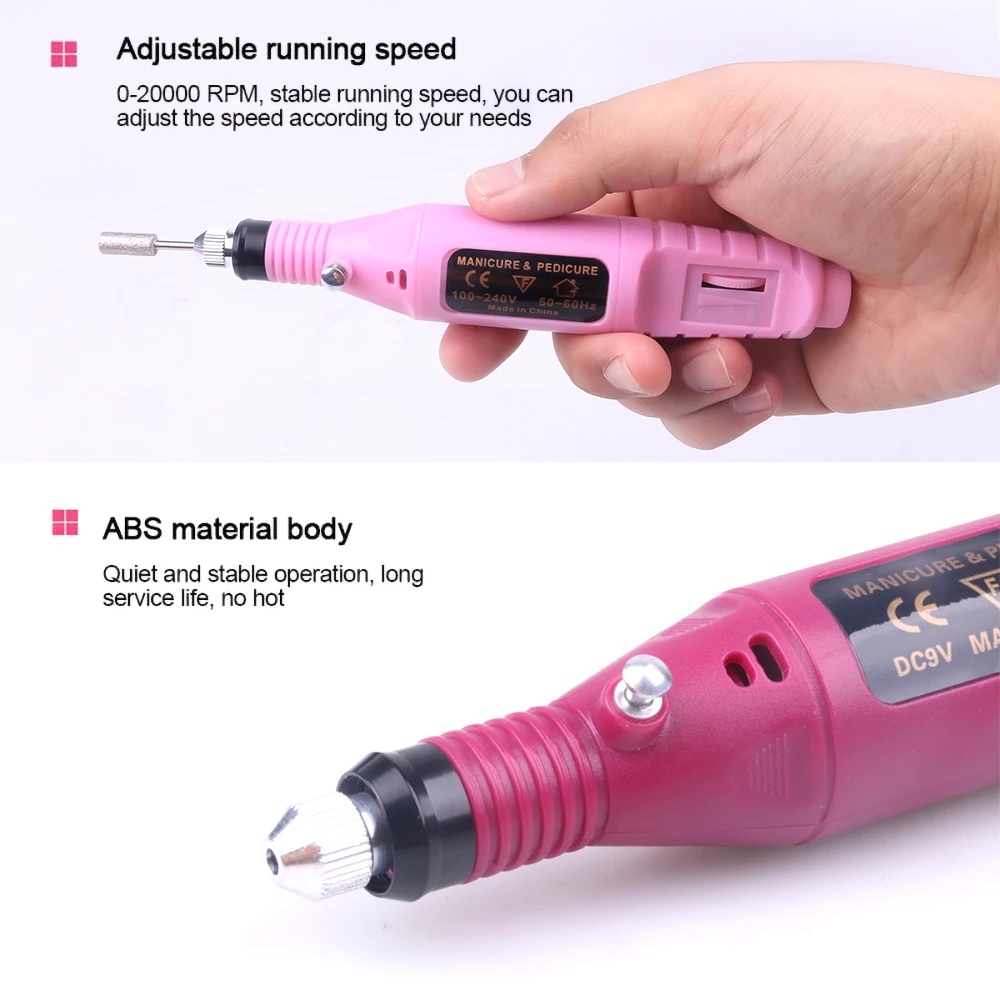 [Hàng mới về] Bộ máy mài móng tay mini tự làm chuyên nghiệp