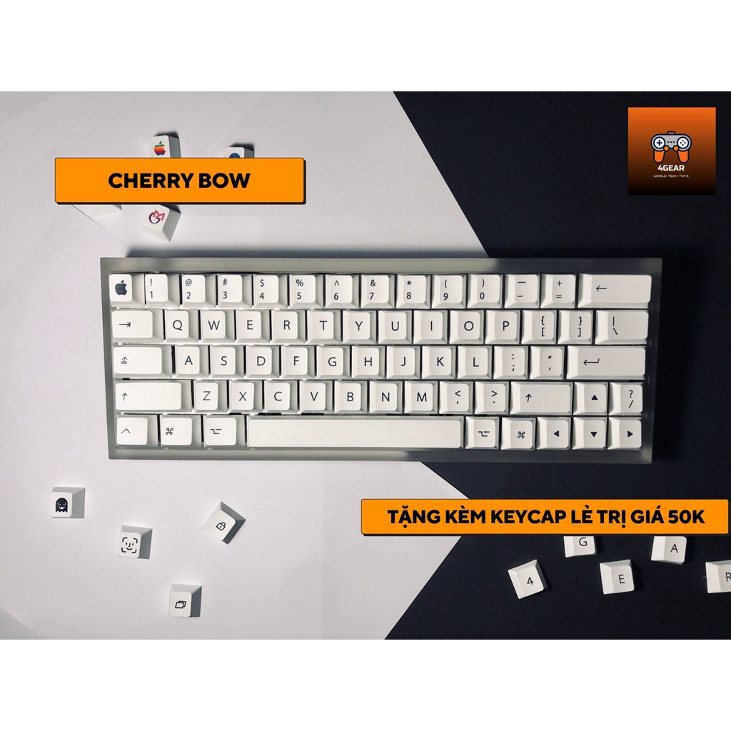 Keycap MACOS 125 PHÍM bàn phím cơ nhựa PBT Profile Cherry