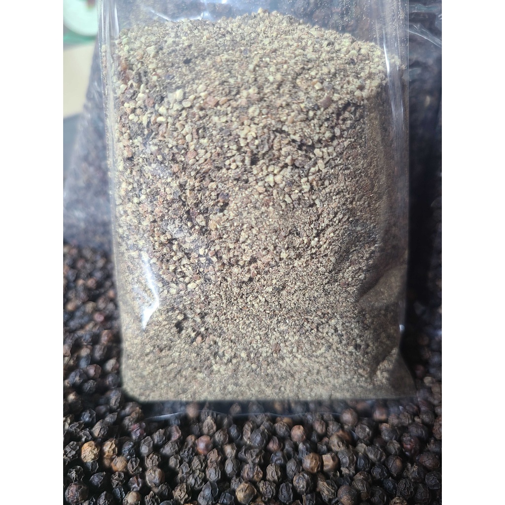 Tiêu đen nguyên hạt/xay - chín hạt, cay nồng, thơm ngon