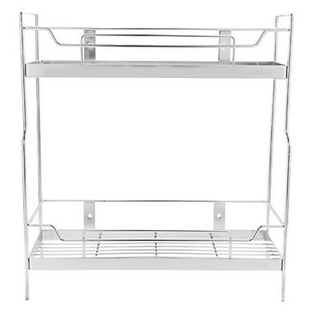 kệ để gia vị 2 ngăn inox 304 đặc. kệ gia vị inox 304 | BigBuy360 - bigbuy360.vn