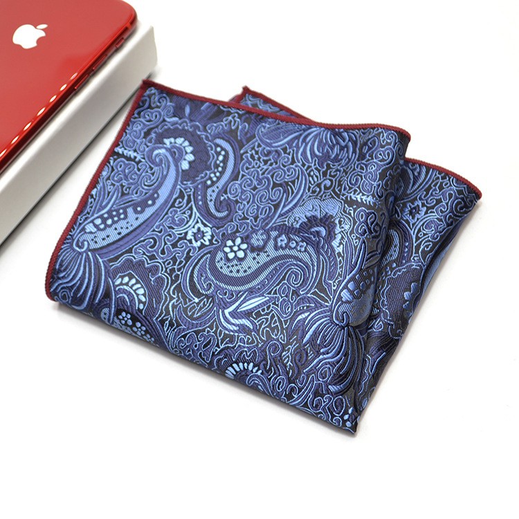 Khăn cài túi áo vest, khăn lụa, khăn áo vest-KHXDH003