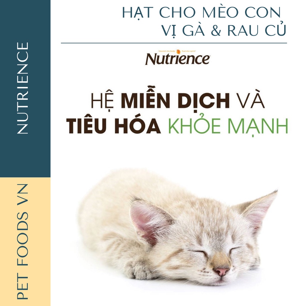 Hạt cho mèo con NUTRIENCE Infusion Kitten 500g vị Gà