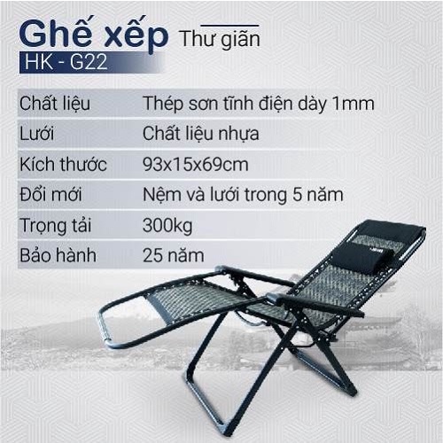 Đại Lý Ghế Xếp Hakawa Ở Hà Nội HK-G22 Không Đệm