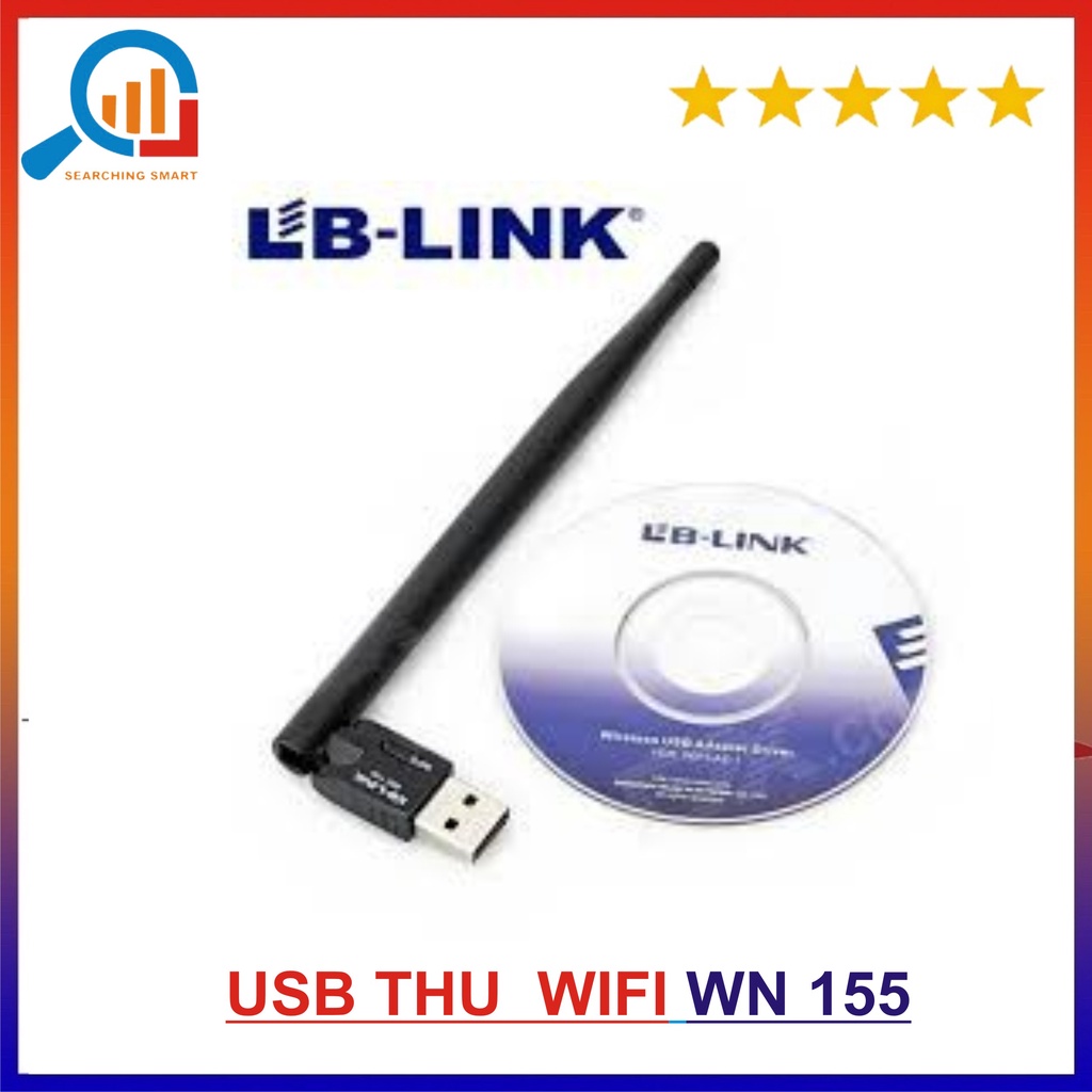 USB thu sóng wifi LB-LINK BL-WN155A - Bảo hành chính hãng 24 tháng !!!