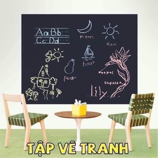 Bảng Decal màu đen dán tường bảng ghi nhớ Menu
