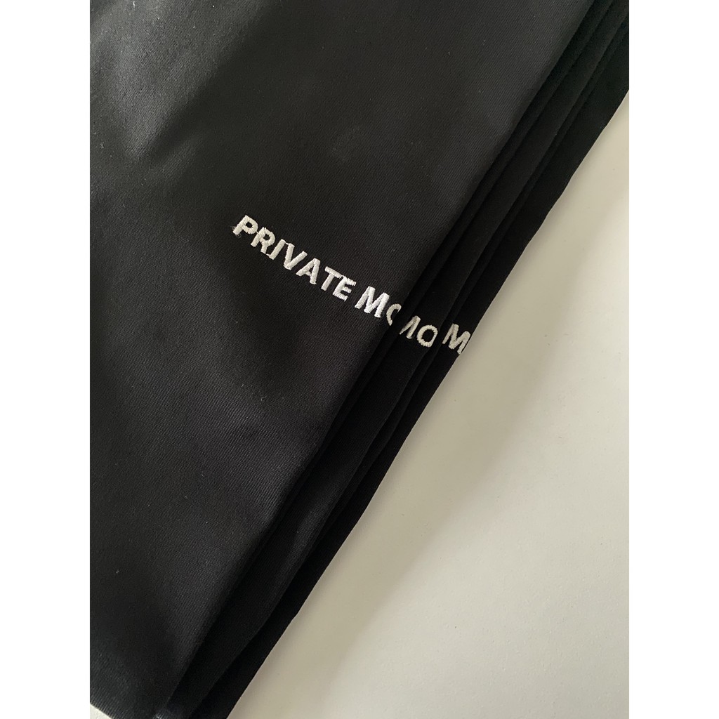 Áo thun PRIVATE MOOD® small logo basic T-shirt black/white | BigBuy360 - bigbuy360.vn