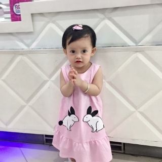 Váy thỏ đuôi cá bé gái (kèm ảnh thật)