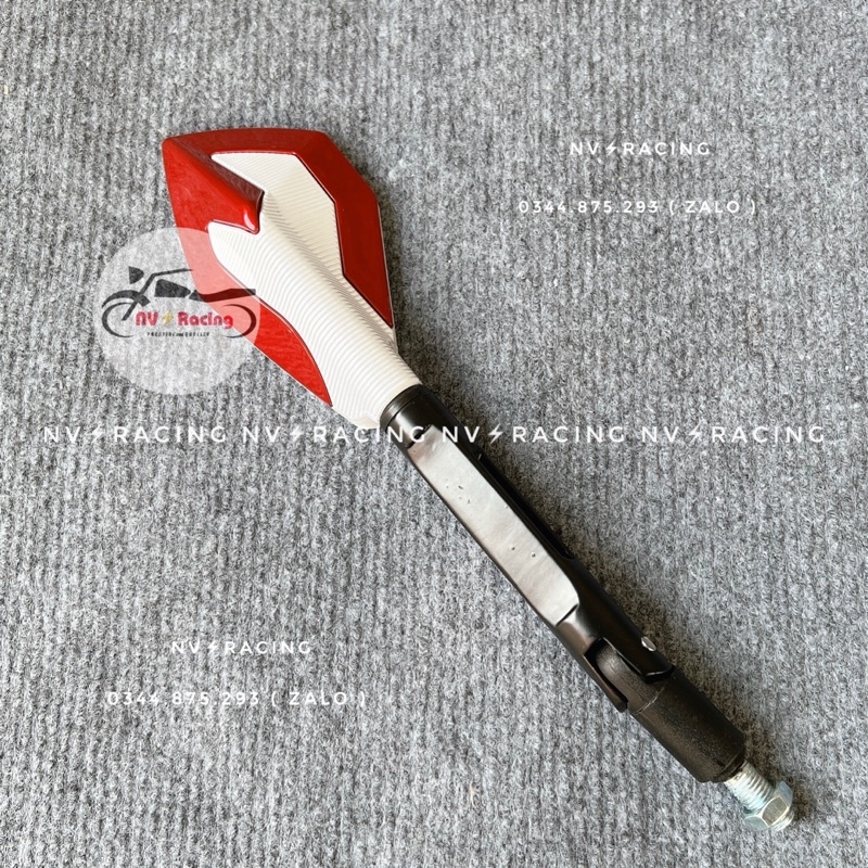 Kính chiếu hậu 5 cạnh Highlight chân 10ly thuận