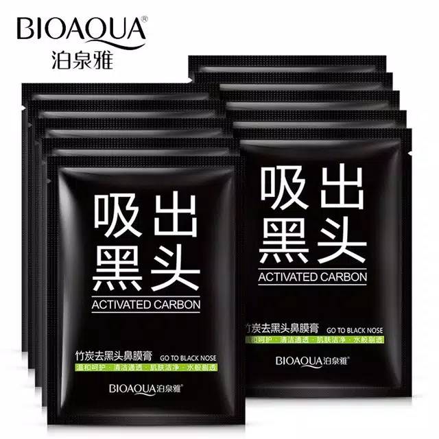 BIOAQUA Bamboo Charcoal Mask Blackhead Acne Nose Mask with