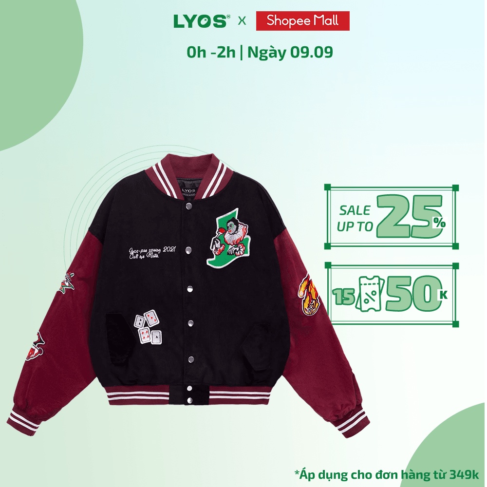 Áo Khoác LYOS Lovesick Varsity 03