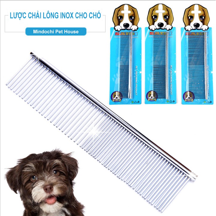 Lược Chải Lông Spa Inox Cho Chó Mèo Giá Rẻ #MintPet