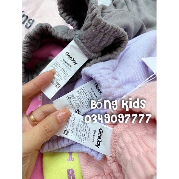 Quần Nỉ Bé Gái In Hình Dễ Thương GJ