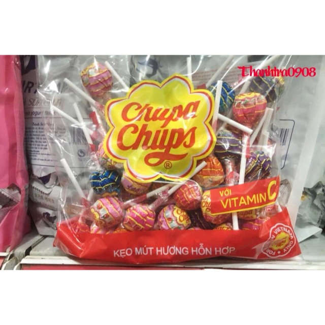 Kẹo mút Chupa Chups, bịch 58 que.