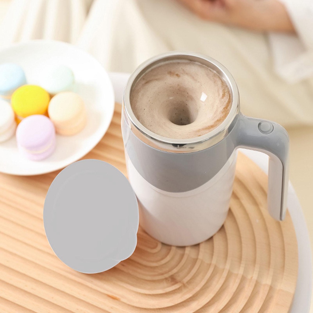 Tự động khuấy cốc cà phê cốc xoay từ tính / thép không gỉ 304 / cốc giữ nhiệt thông minh 380ml