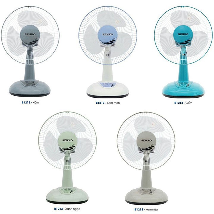 ✅ FREESHIP ✅ Quạt bàn B3 Senko B113 tên mới B1216- Bảo Hành 2 Năm- Tuấn Yến TPHCM