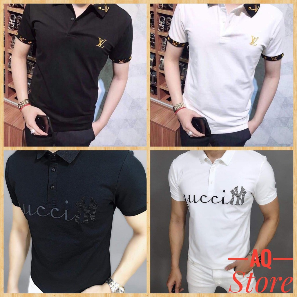 Áo Thun Nam Tay Ngắn Cổ Trụ 💖HÀNG VNVK CAO CẤP💖 Cổ Bẻ Tay Ngắn Nhiều Mẫu Phong Cách Hàn Quốc- QSTORE | BigBuy360 - bigbuy360.vn