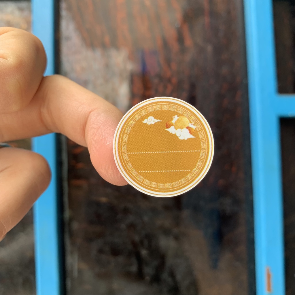 500 Tem Nhân Bánh Trung Thu 2.6 cm - Mẫu mới 2022