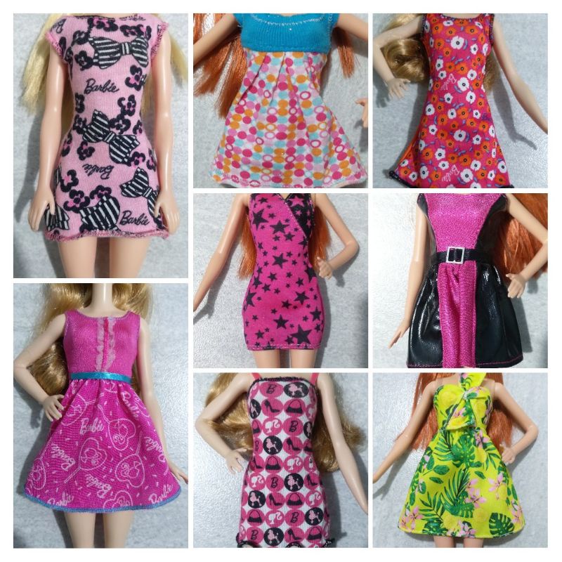 Thanh lý quần áo cho búp bê barbie